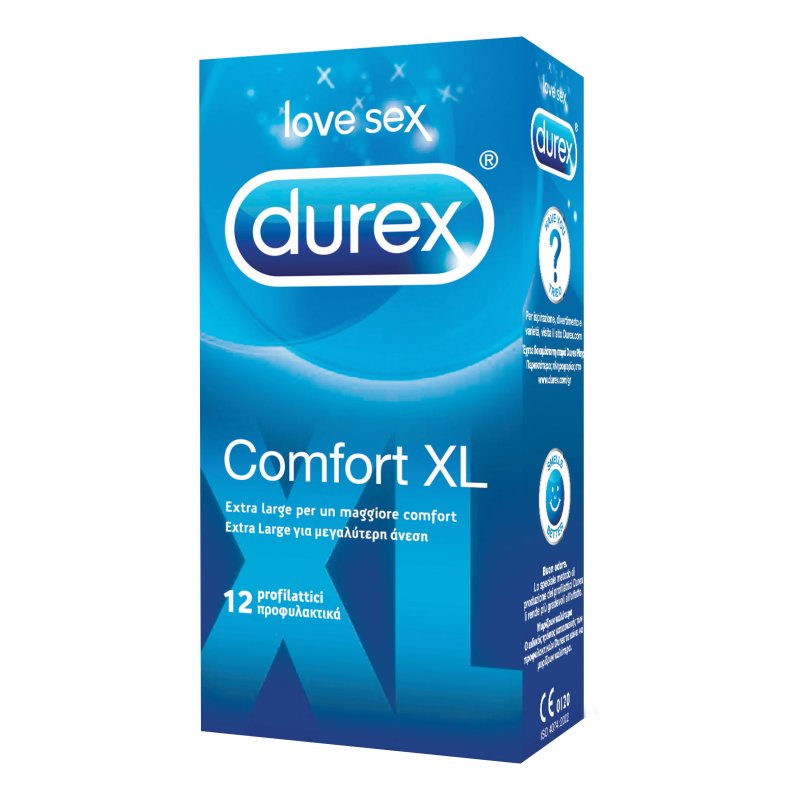 Durex Comfort XL 12 profilattici Extra Large