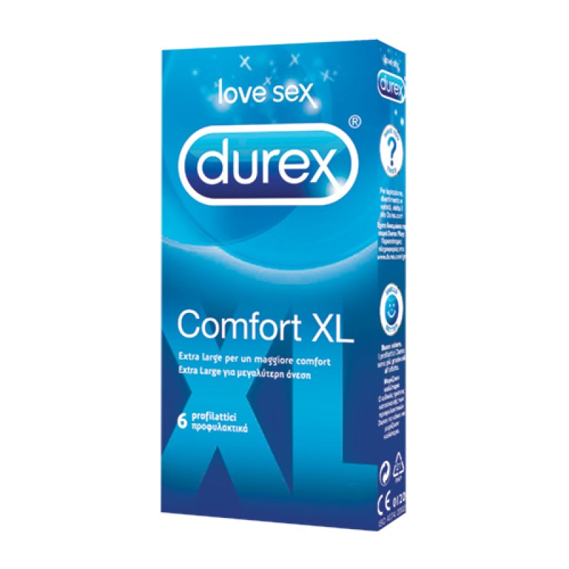 Durex Comfort XL 6 profilattici Extra Large