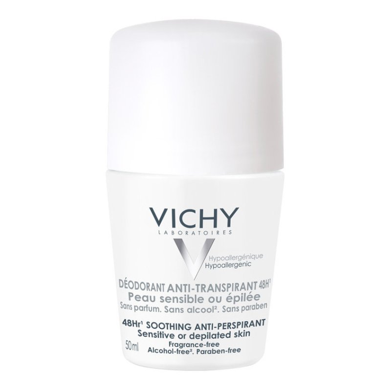 Vichy Deo Roll-On Deodorante Anti-Traspirante Pelle Sensibile 50 ml