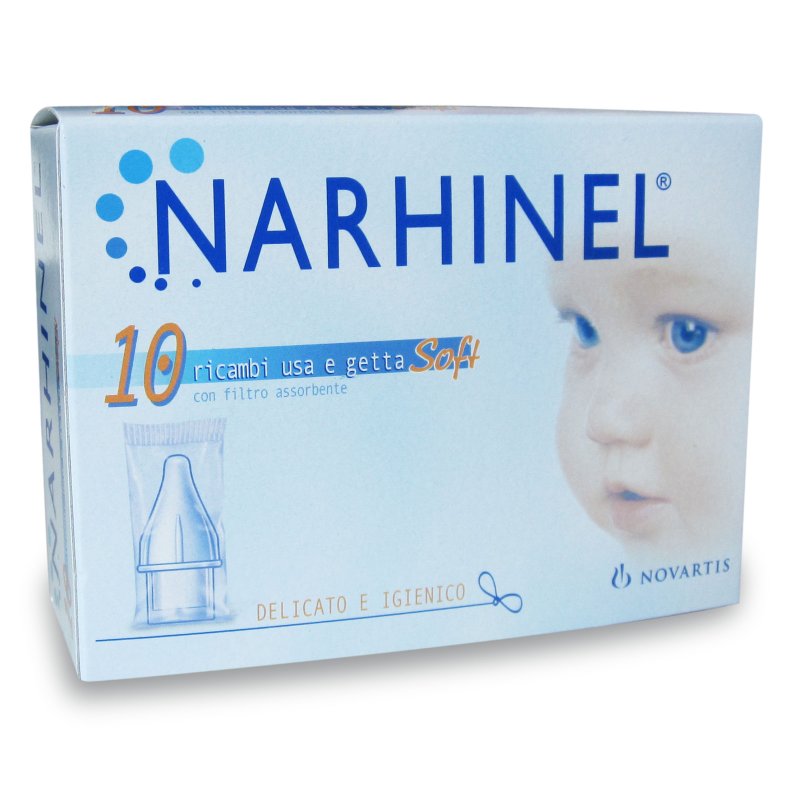 Narhinel 10 Ricambi Soft per Aspiratore Nasale