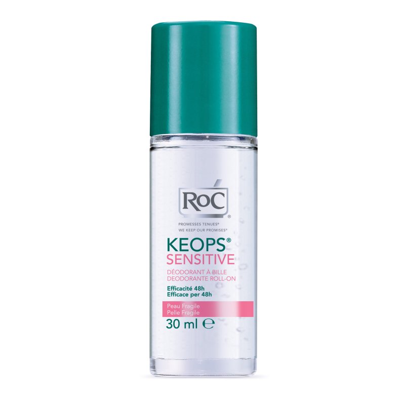 Roc Keops Deodorante Roll-On Sensitive Pelli Sensibili 30 ml