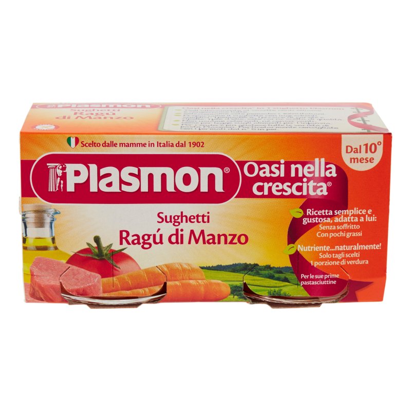 PLASMON Sugh.Ragu'Manzo 2x80g