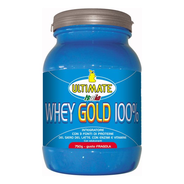 WHEY GOLD 100% Fragola 750g