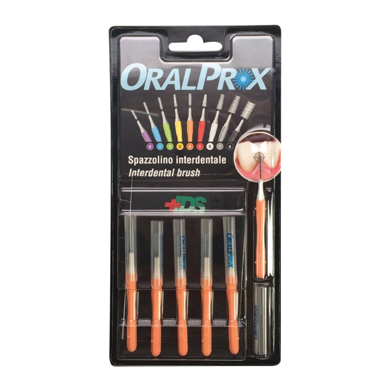 ORALPROX Scovolino 4 Arancione 6 pezzi