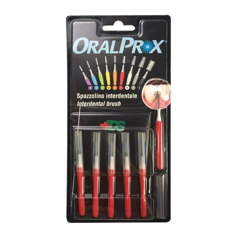 ORALPROX Scovolino 5 Rosso 6 pezzi