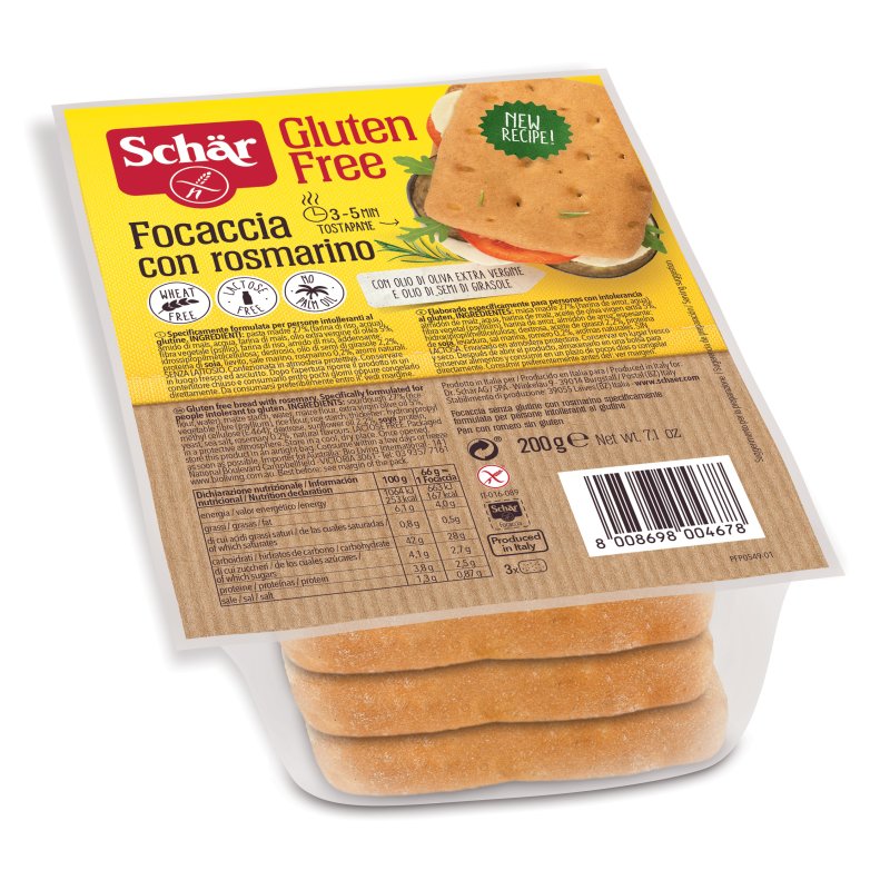 SCHAR Focaccia Rosmarino 200g