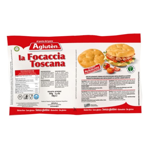 AGLUTEN Focaccia Toscana 100g