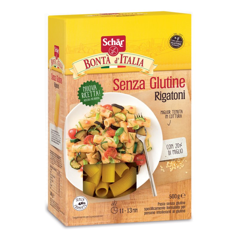 SCHAR Pasta Rigatoni 500g