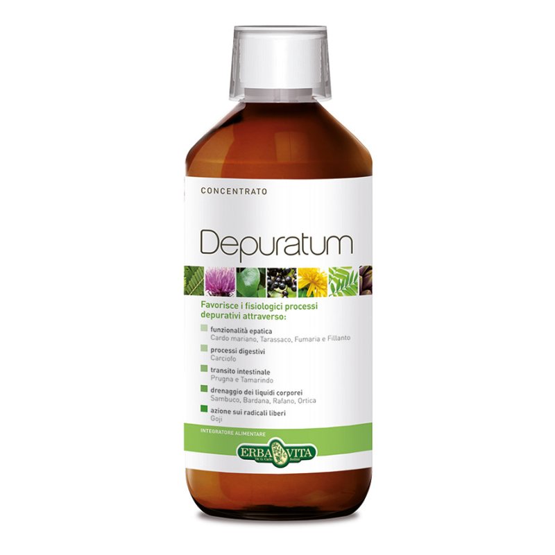 DEPURATUM Concentrato Liquido Sciroppo 500 ml ErbaVita