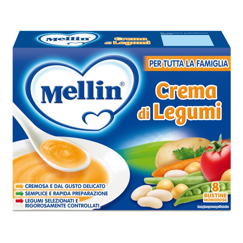 MELLIN Crema Legumi 13x8g