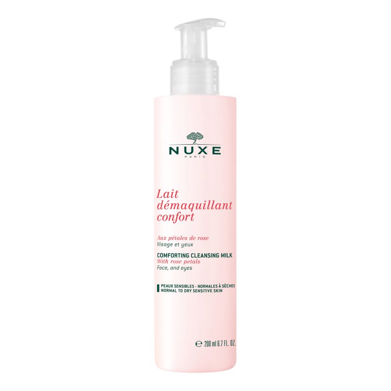 Nuxe Lait Demaquillant Confort Latte Struccante ai Petali di Rosa 200 ml