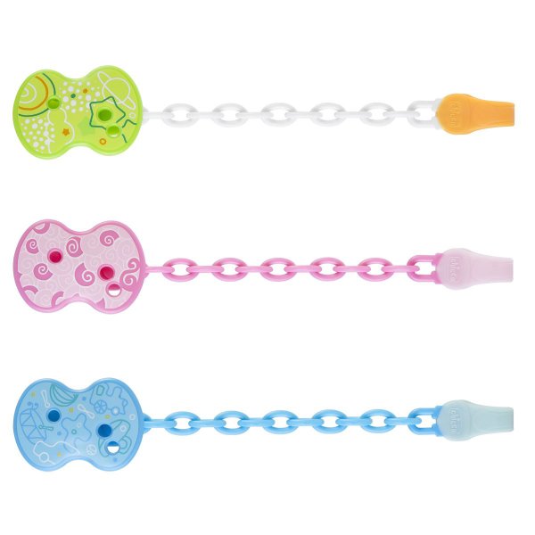 Chicco Clip con Catenella Rosa 0m+