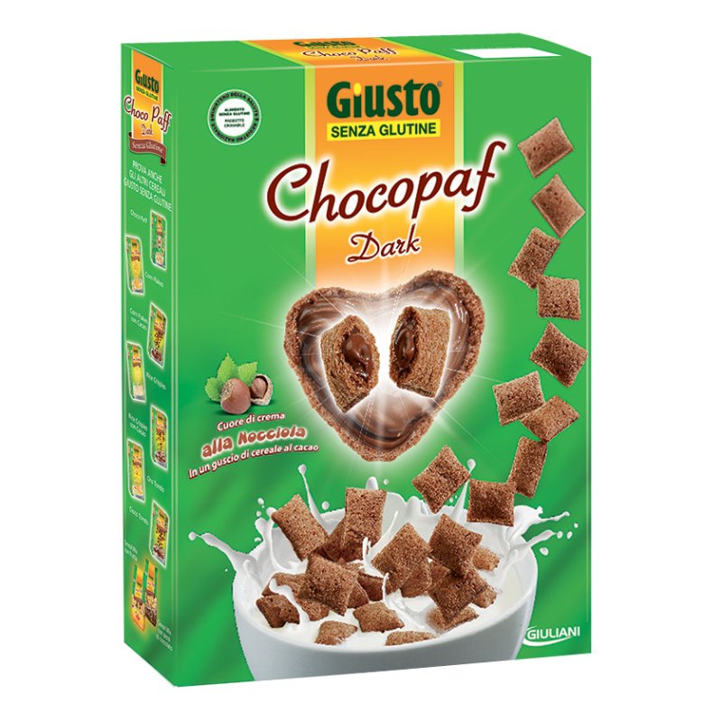 GIUSTO S/G Choco Paff.Dark300g