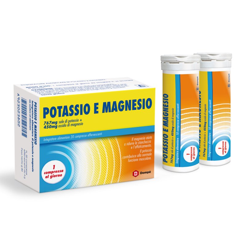 POTASSIO+MAGNESIO 20 CompresseBRACCO