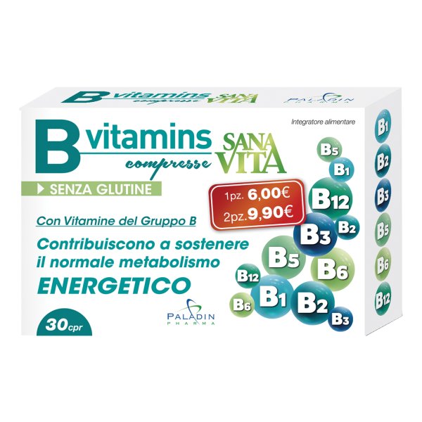 SANAVITA B-Vitamins 30 Compresse