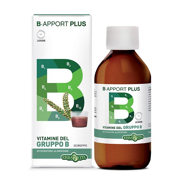 B-APPORT Plus Junior Sciroppo 200 ml Erb...