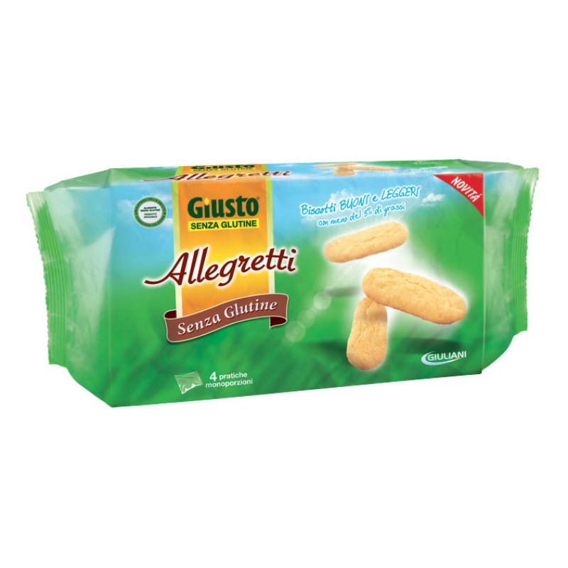 GIUSTO S/G Bisc.Allegretti200g