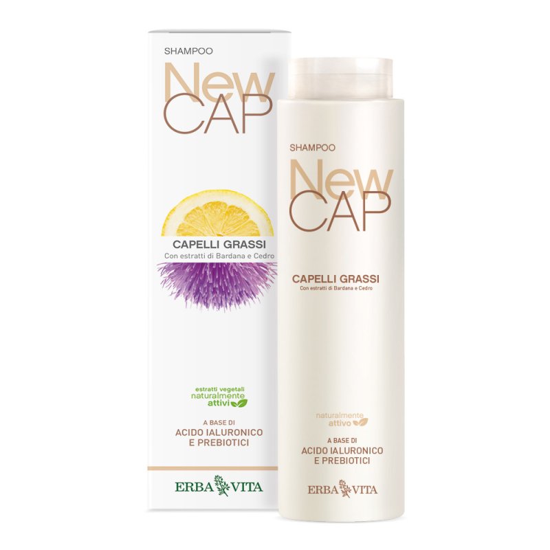 NEWCAP Shampoo Equilibrante Capelli Grassi 250 ml ErbaVita