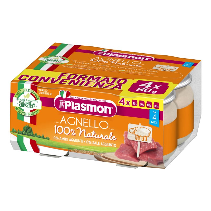 Plasmon Omog Agnello 4x80g