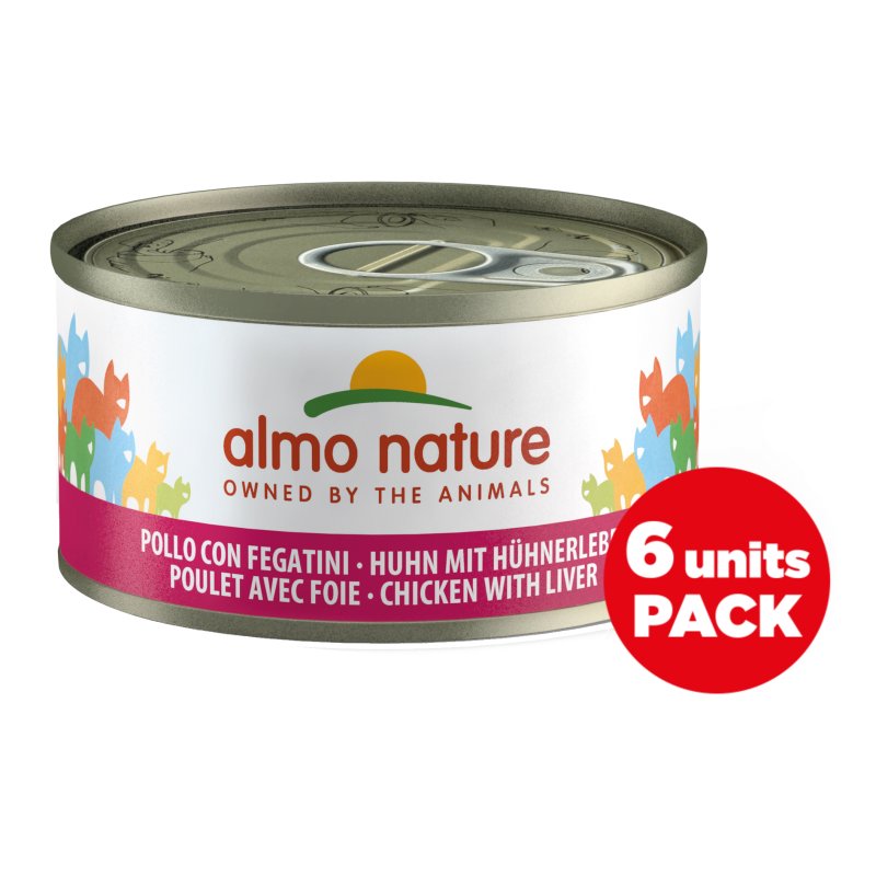 ALMO NATURE CATS Pol&Fegato70g