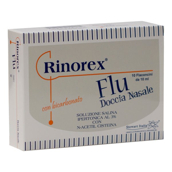 RINOREX*FLU Doccia Nas.10x10ml