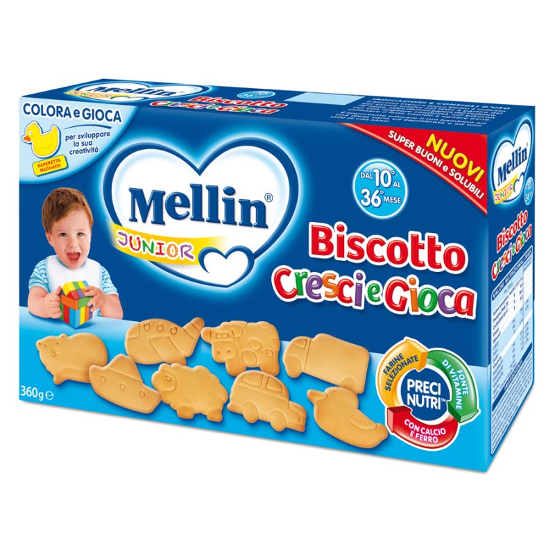 MELLIN Bisc.Cresci&Gioca 360g