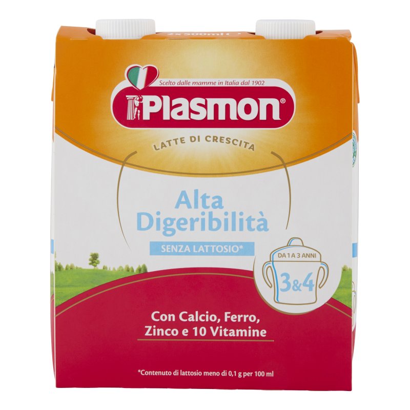 PLASMON Latte Alta Dig.2x500ml