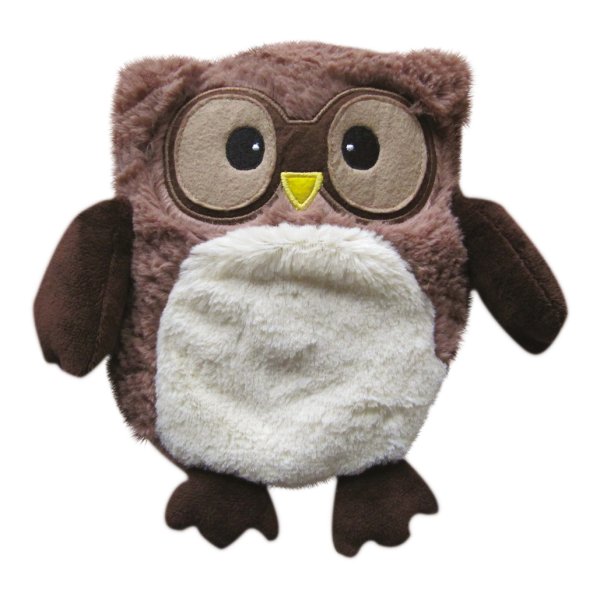 WARMIES Peluche Hooty Marrone