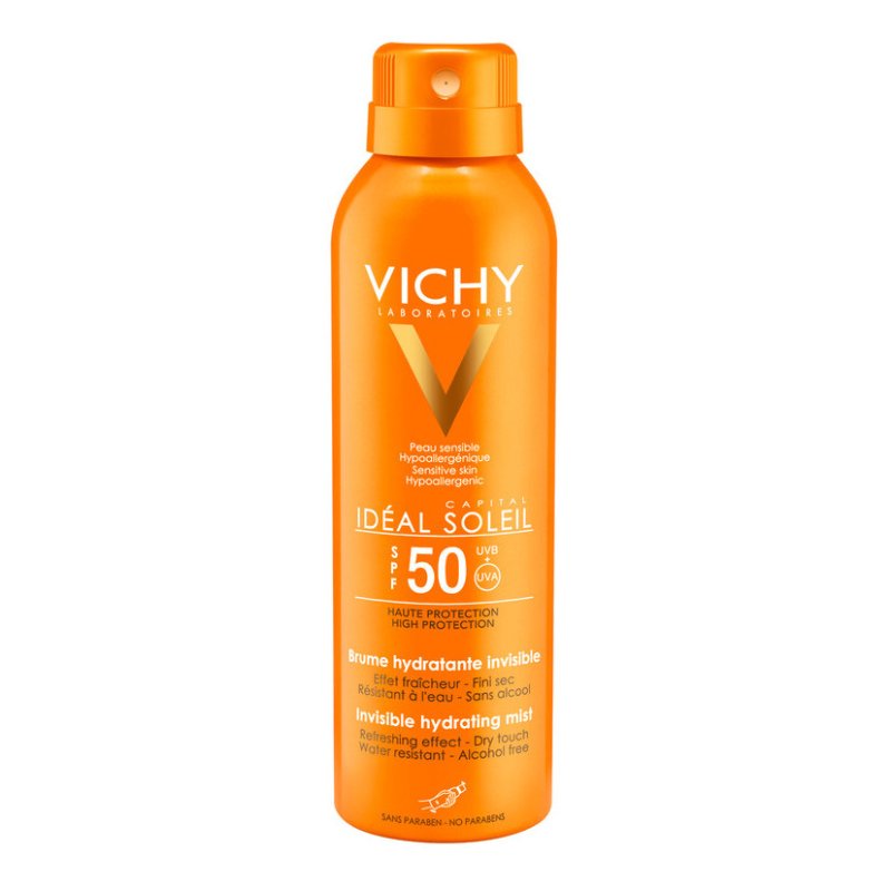 Vichy Capital Soleil Spray Invisibile Idratante SPF50+ - Protezione solare corpo - 200 ml