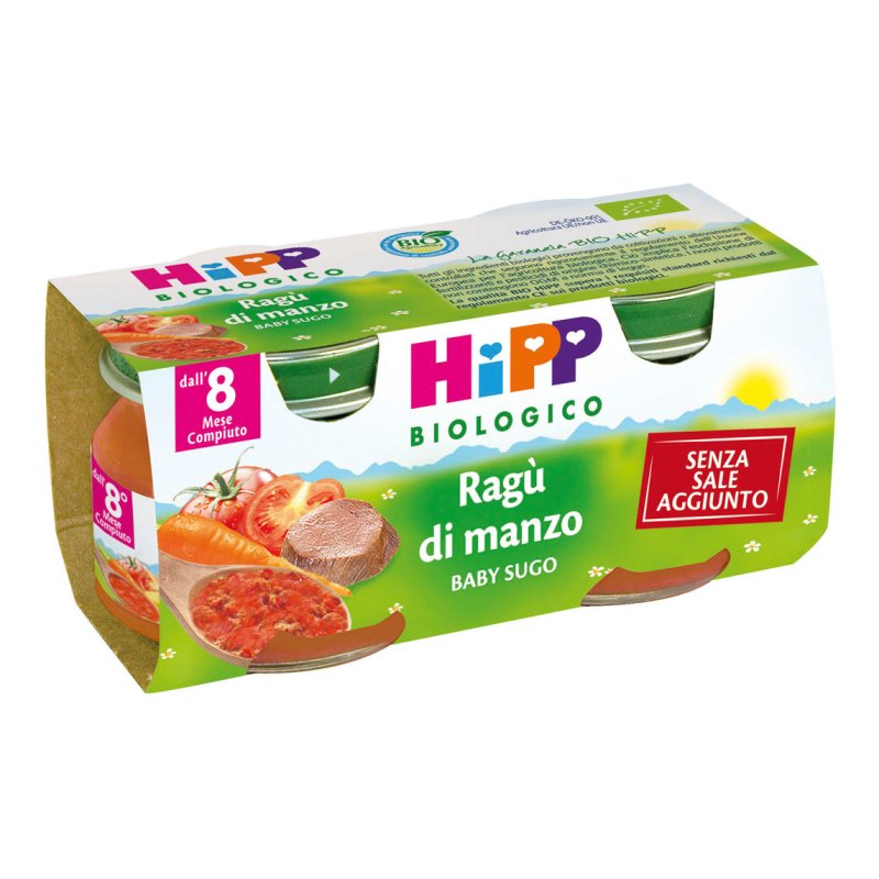 HIPP Bio Sugh.Ragu/Manzo 2x80g