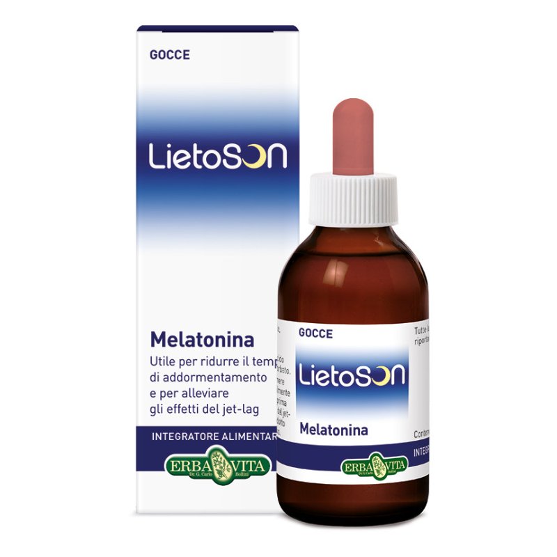 LIETOSON Melatonina Gocce 30ml ErbaVita