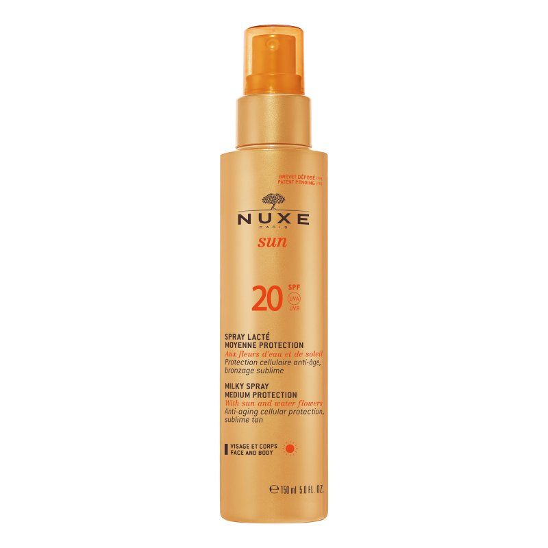 Nuxe Sun Spray Latte solare Viso&corpo SPF 20 Protezione solare media 150 ml