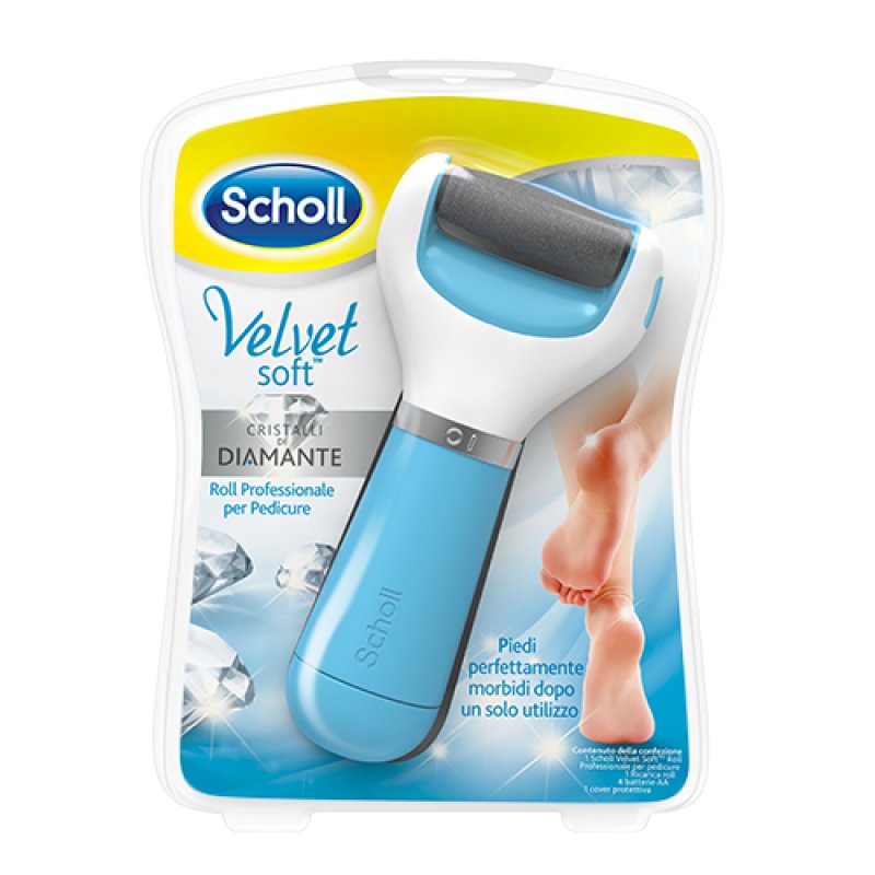 Scholl Velvet Soft Roll Professional Roll Professionale per Pedicure Ricaricabile