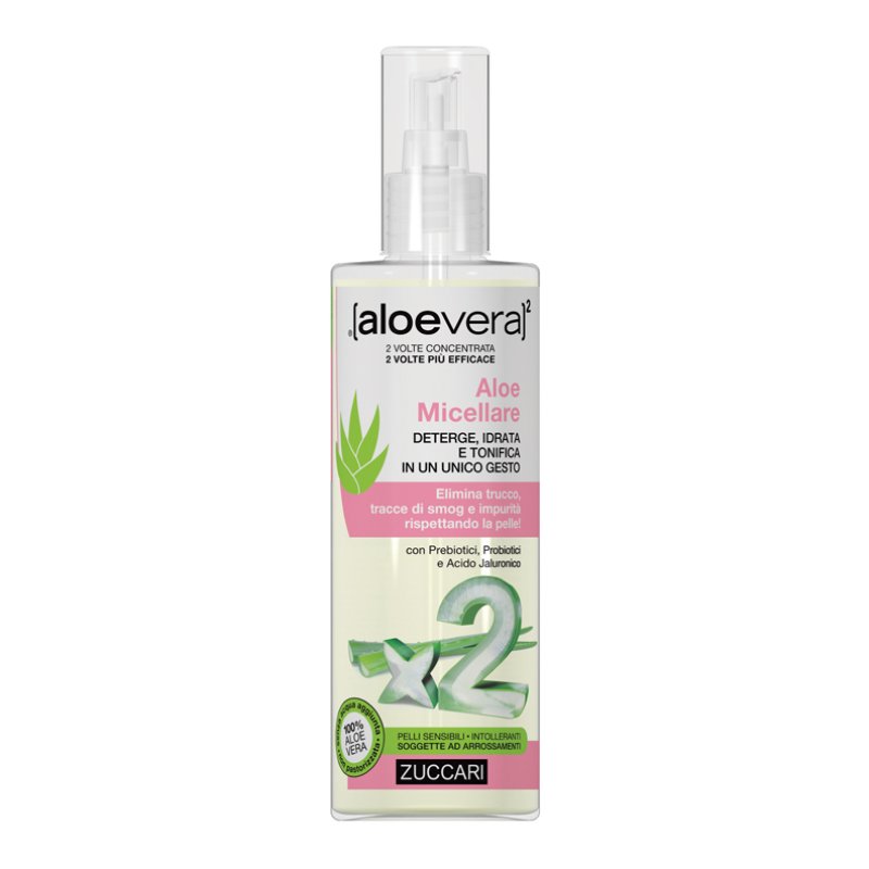 Aloevera 2 Aloe Micellare - Trattamento struccante, idratante e tonificante - 200 ml