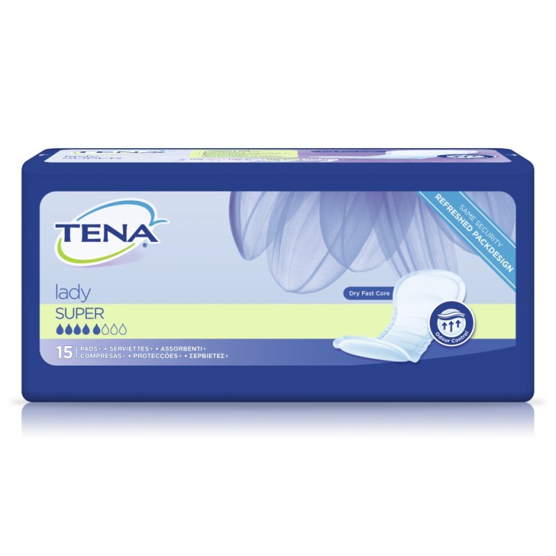 TENA LADY Ass.Super 15pz