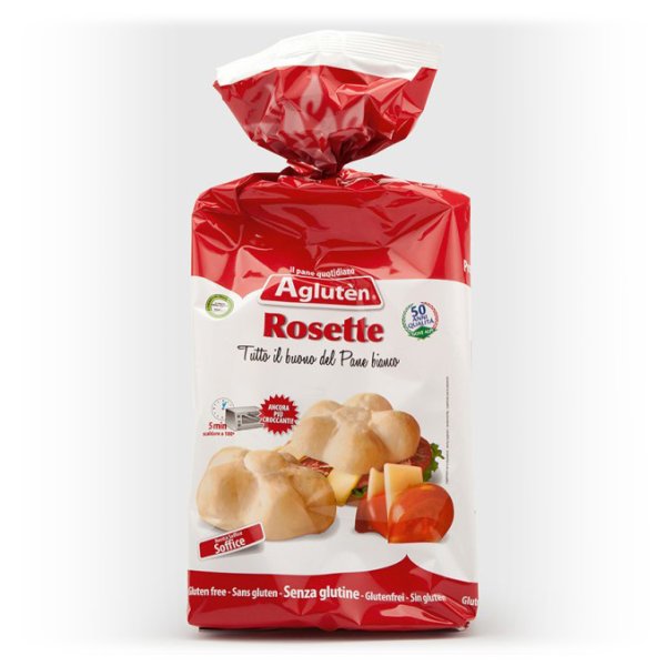 AGLUTEN Pane Bianco Rosette200