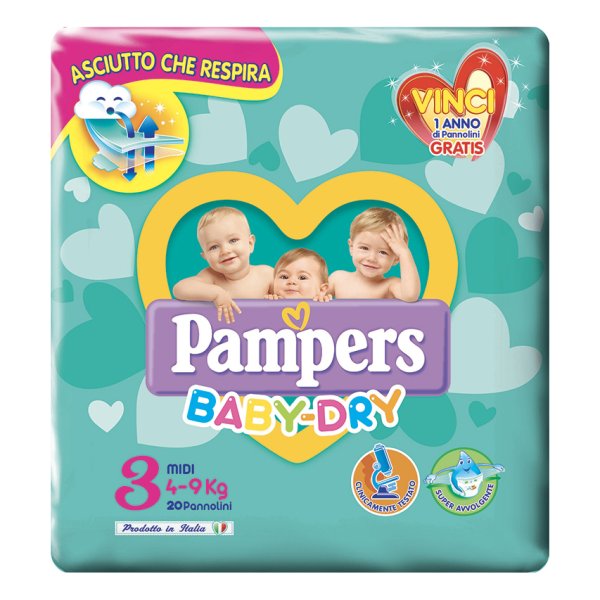 PAMPERS B/D  3-6Kg Mini24pz 2