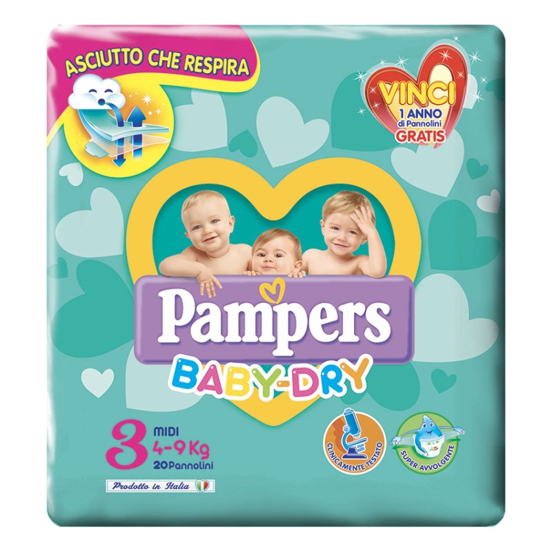 PAMPERS B/D  3-6Kg Mini24pz 2