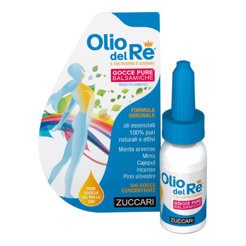 Olio del Re Gocce Pure Balsamiche - Effetto rinfrescante - 10 ml