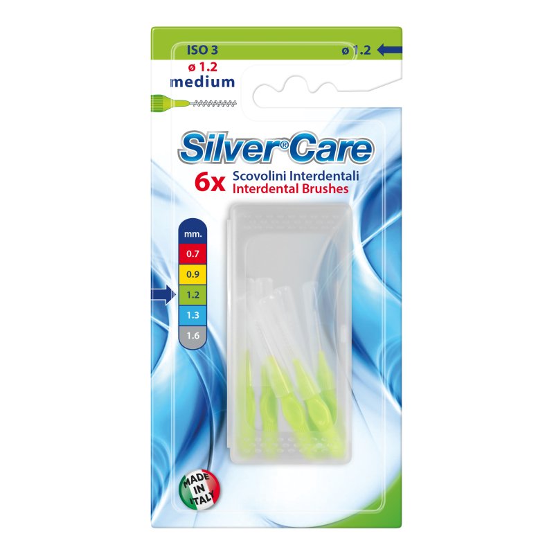 SILVER CARE SCOVOLINO 6 PZ MEDIUM