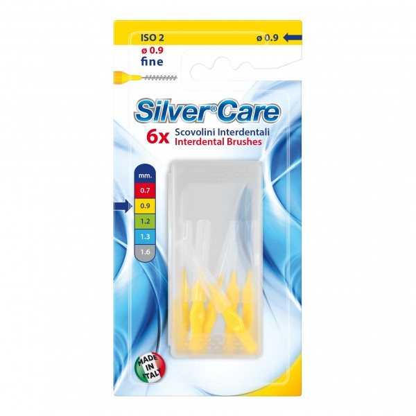 SILVER CARE SCOVOLINO 6 PZ FINE