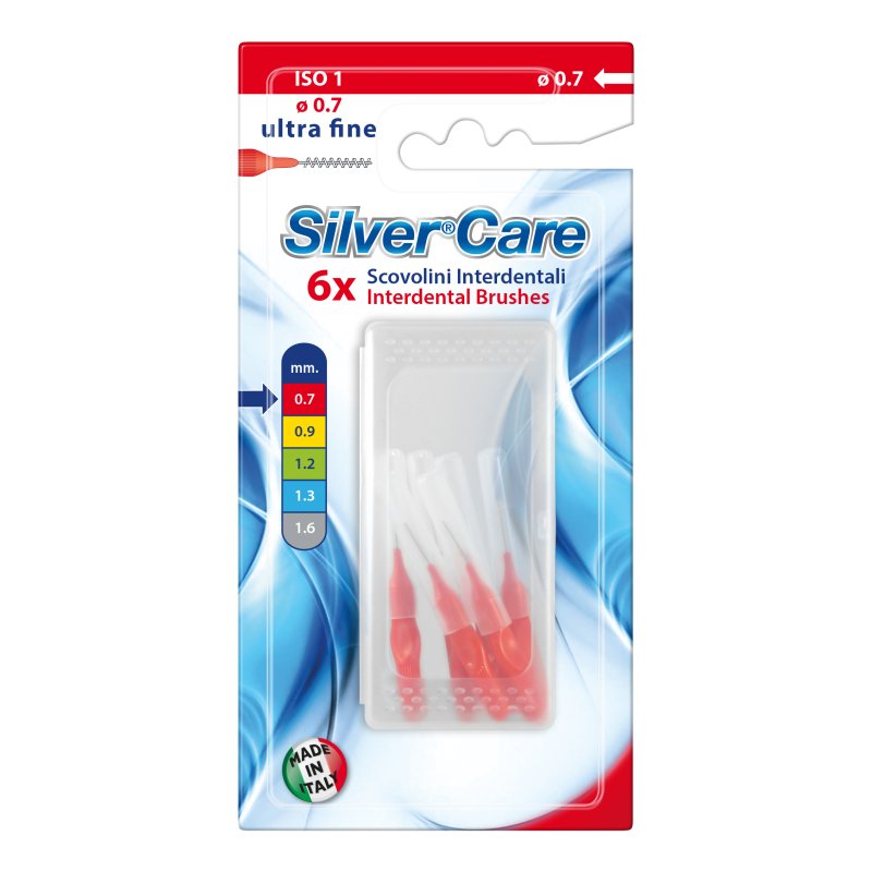 SILVER CARE SCOVOLINO 6 PZ U/FINE