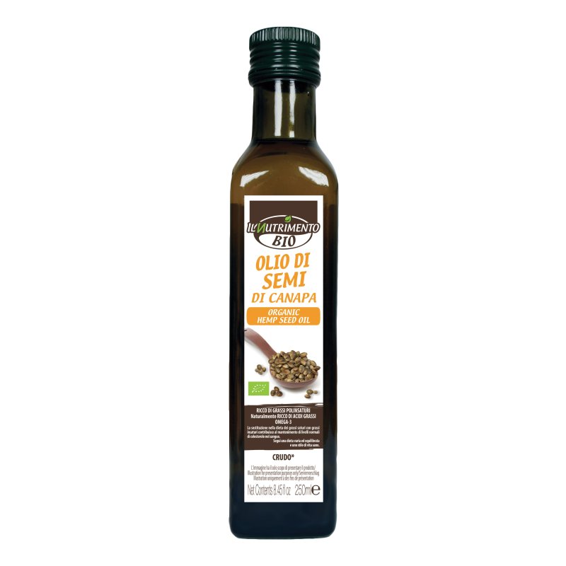 NUT Olio Canapa 250ml Crudo