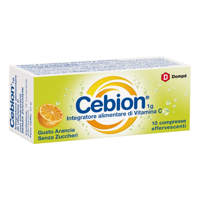 Cebion Effervescente Vitamina C Senza Zucchero 10 compresse