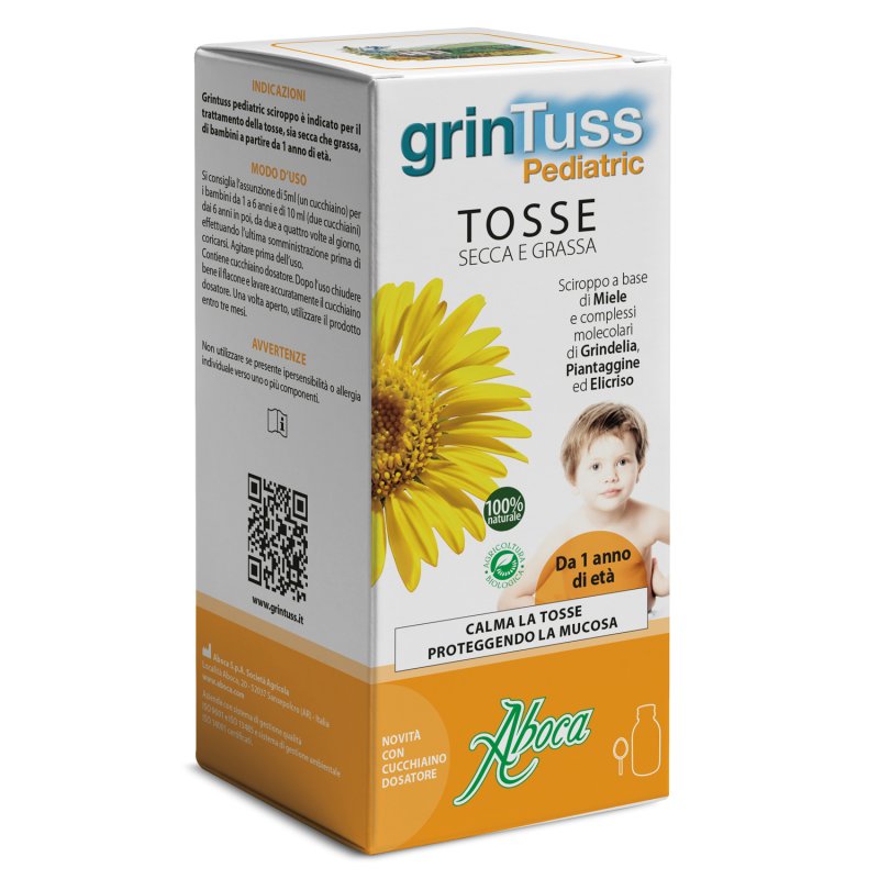 Grintuss Pediatric Sciroppo per la tosse Bambini 180g