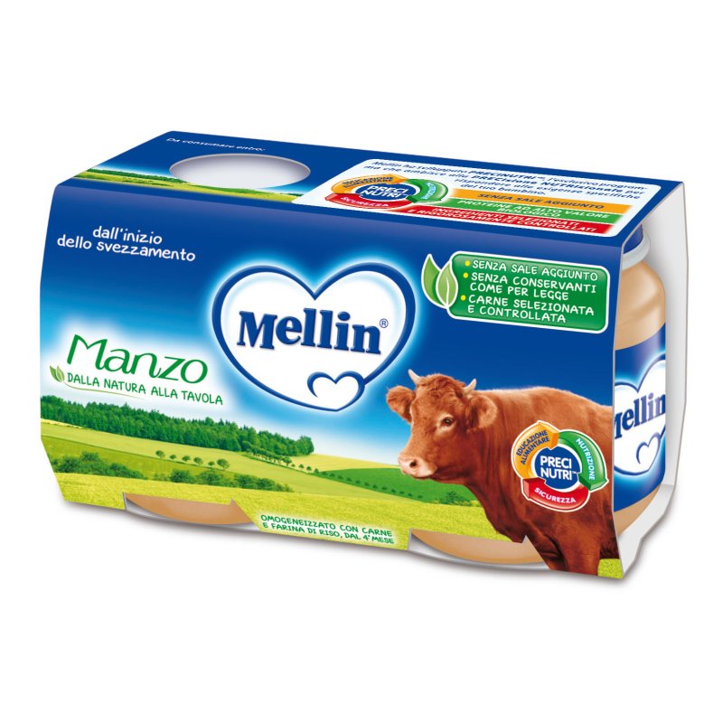 OMO MELLIN Manzo 2x120g