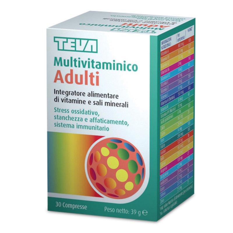 MULTIVITAMINICO Adulti30CompresseTEV