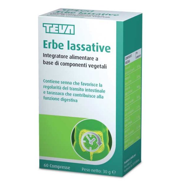 ERBE Lassative 60 Compresse TEVA