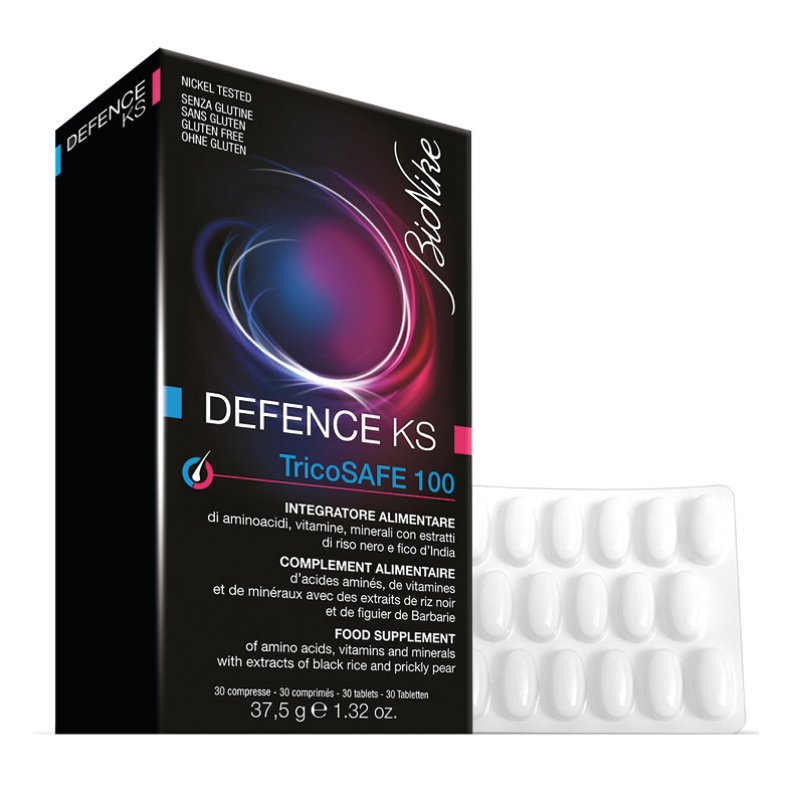 Defence Ks Tricosafe 100 Integratore Alimentare Anticaduta 30 Compresse