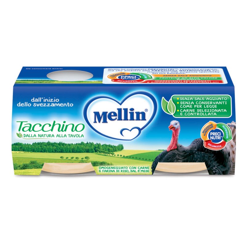 OMO MELLIN Tacchino 2x 80g